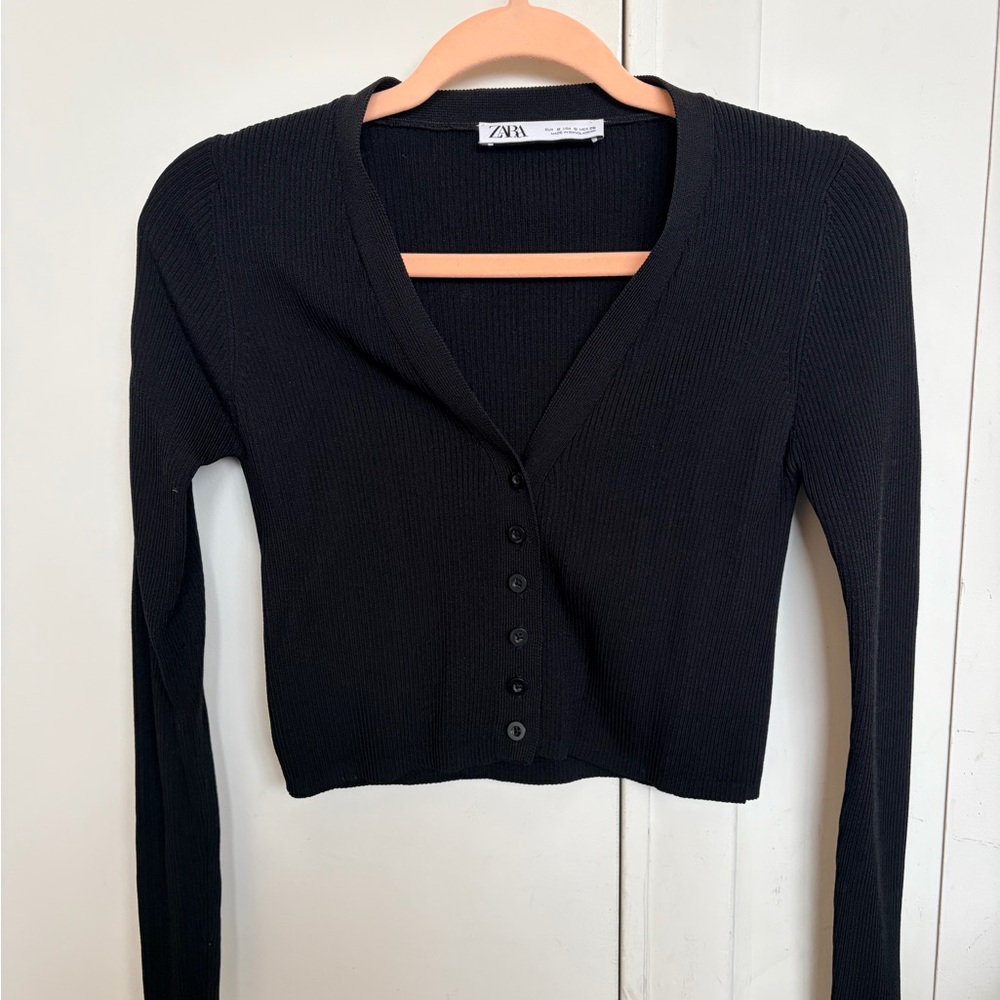Zara Black Knit Sweater